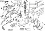 Bosch 0 600 845 568 AHS 65-24 S Hedge Trimmer 230 V / GB Spare Parts AHS65-24S